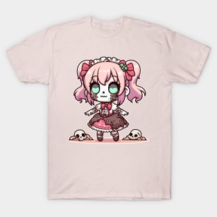 Kawaii Zombie Girl T-Shirt